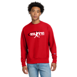 Elite Champion Reverse Weave Crewneck Sweatshirt - S149 Red