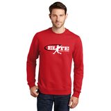 Elite Baseball Training Men's Crewneck Sweatshirt - PC850 Red