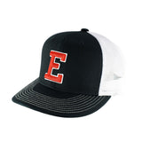 Elite Black/White Adjustable Mesh Back Hat